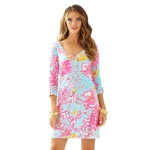 Palmetto V-neck T-shirt Dress